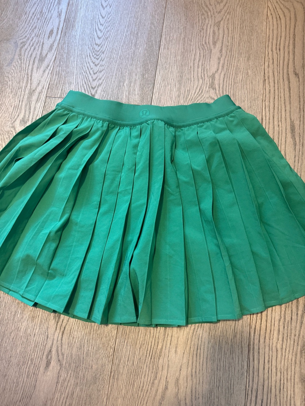 lululemon athletica Emerald Green Pleated Skater Skirt